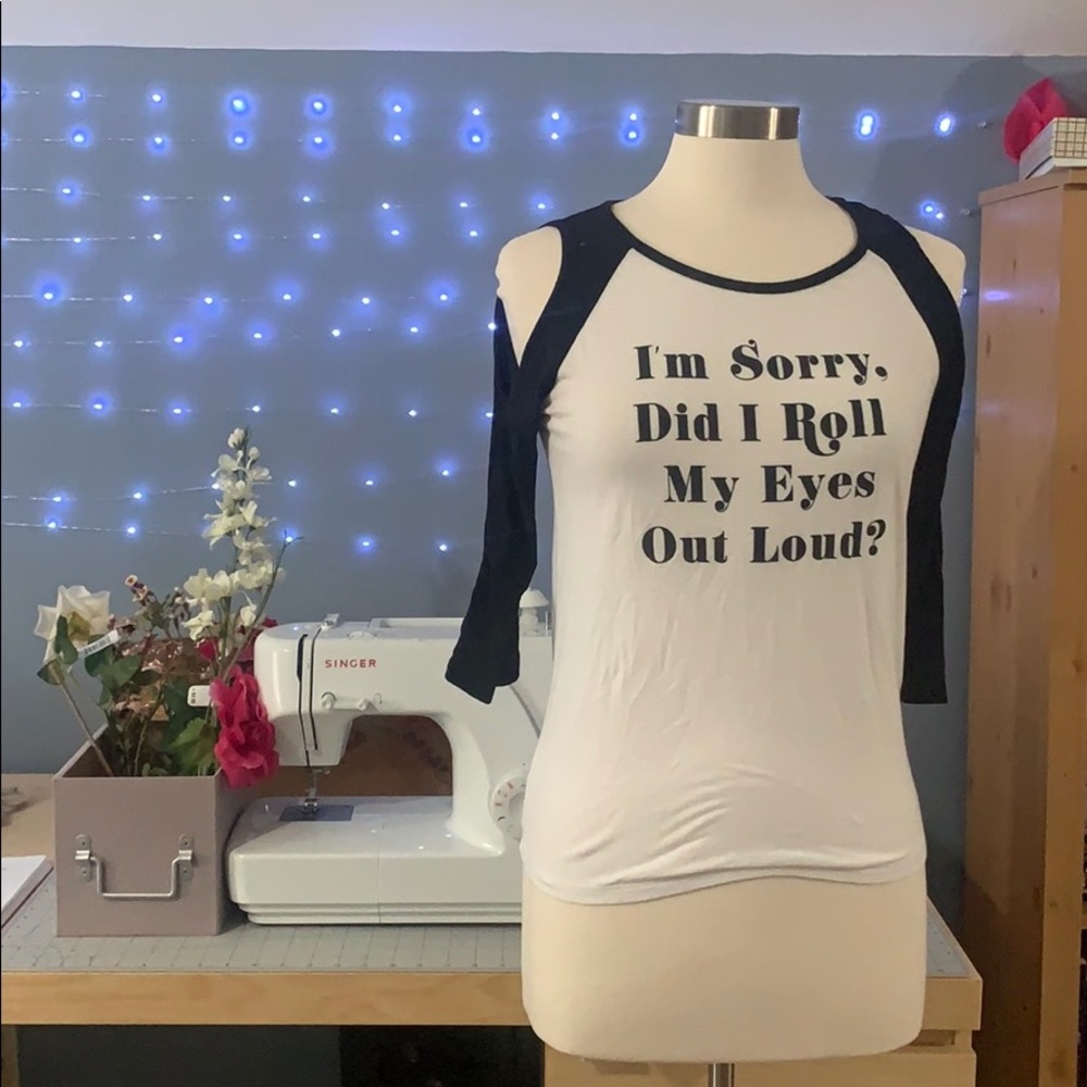 Sassy Cold Shoulder Tee Shirt A029